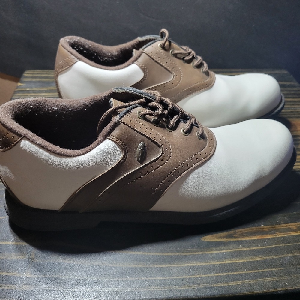 Austin Golf Shoe Brown and White Men’s Size 10D